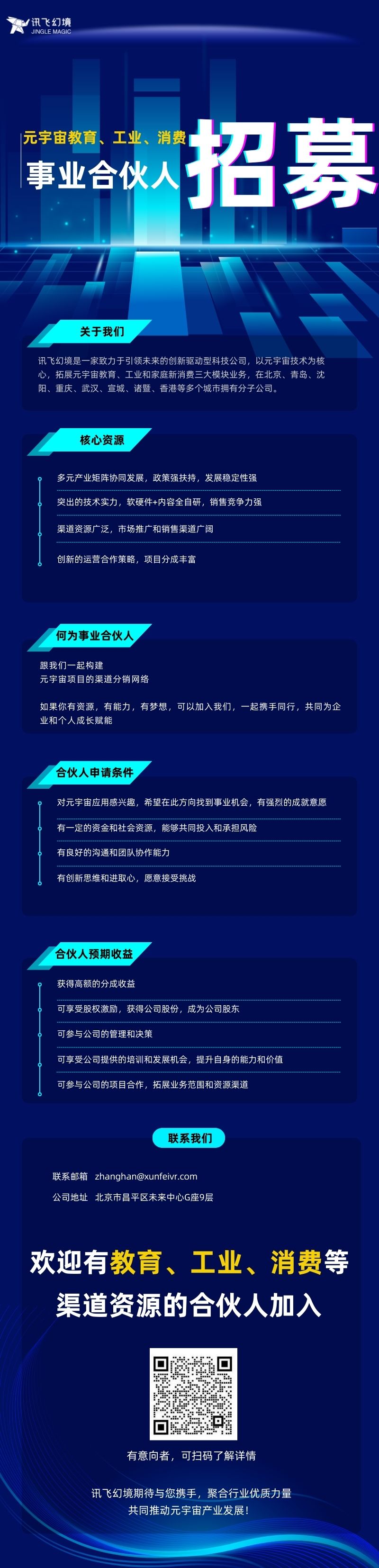 【招募事業(yè)合伙人】加入訊飛幻境，共同把握元宇宙的無限機(jī)會